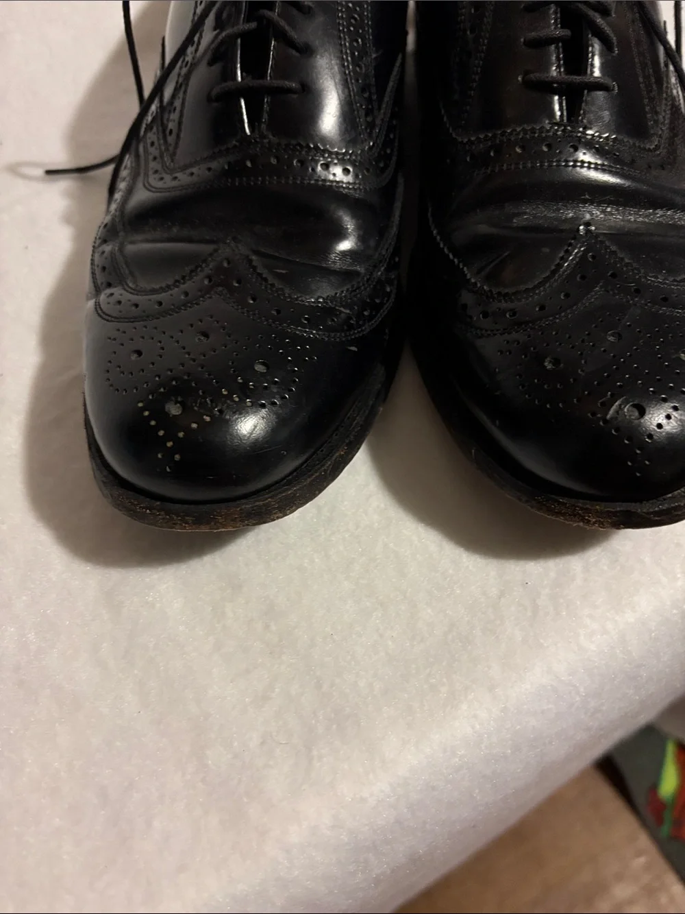 Florsheim Black Men's Wingtip Oxford Dress Shoes